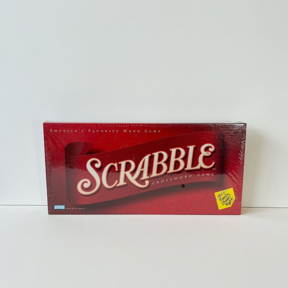 Vintage 2001 Scrabble Crossword Game Parker Brothers Hasbro Brand New Sealed